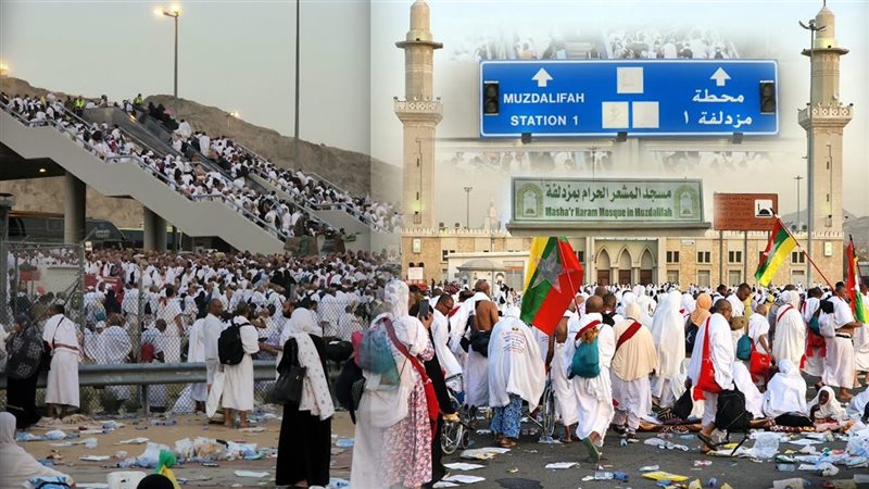 توجه الحجاج إلى المزدلفة