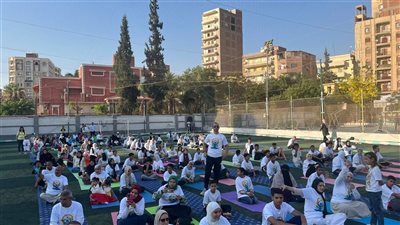في نادي محافظة الفيوم.. سفير الهند يحتفل باليوم العالمي لليوجا