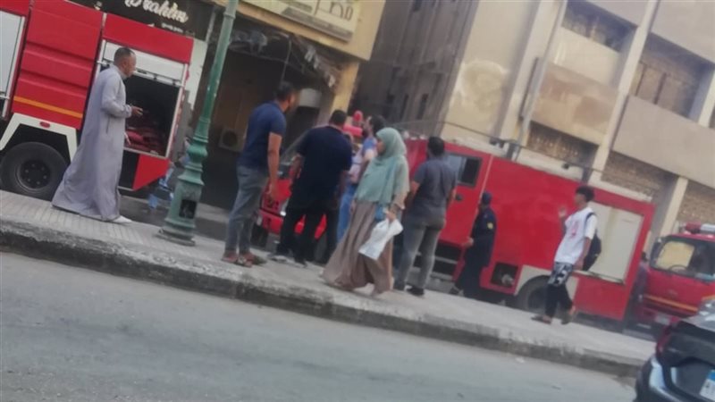جانب من الحريق