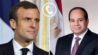 السيسي وماكرون يؤكدان ضرورة تجنب التصعيد وضبط وتهدئة الأوضاع في المنطقة