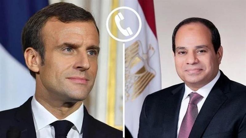 الرئيس السيسى وماكرون