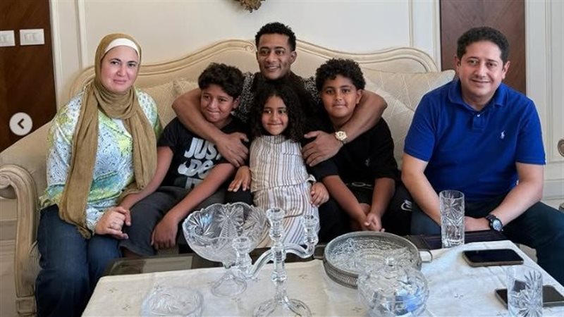 محمد رمضان أثناء