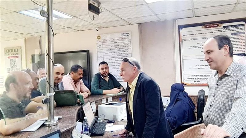 أثناء الجولة التفقدية