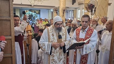 كنيسة رئيس الملائكة ميخائيل بالمحلة تحتفل باليوبيل الذهبي في عيد شفيعها