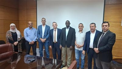 المحاصيل الحقلية يستقبل مدير مركز الارز الافريقي لبحث سبل التعاون