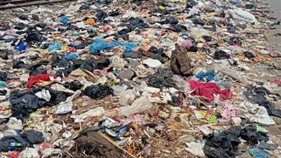 الحشرات بتهاجمنا بالبيوت.. أهالي قرية رسلان بالبحيرة يستغيثون من أكوام القمامة