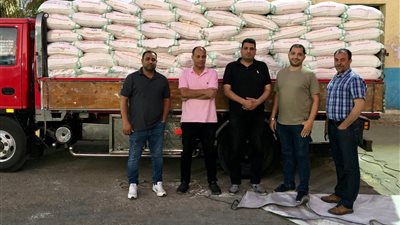 ضبط 18طن سماد خاص بوزارة الزراعة ومحظور تداوله قبل بيعه بالسوق السوداء بالفيوم