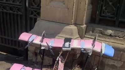 ننشر صورة «الطائرة دون طيار» التي سقطت أمام جامعة القاهرة