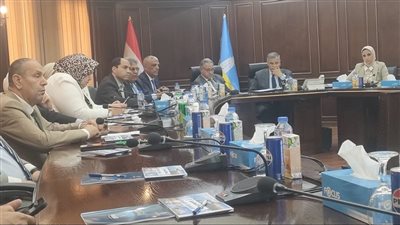 محافظ الإسكندرية يستقبل وفد 