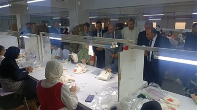 العمل تتفقد مواقع لتنمية مهارات طلاب التعليم الفني بالإسماعيلية