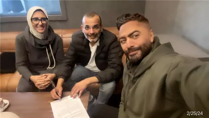 أيمن بهجت قمر وتامر