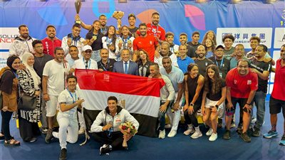 وزير الرياضة يهنئ منتخب مصر بعد السيطرة على بطولة العالم للخماسي الحديث