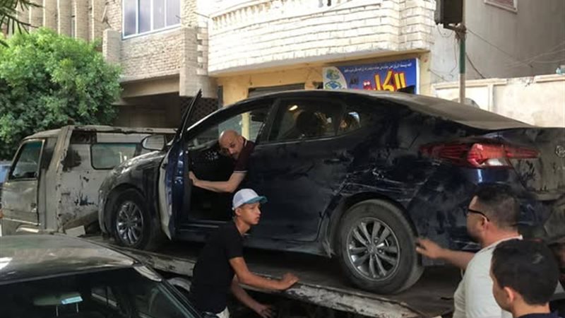 اثار الحادث