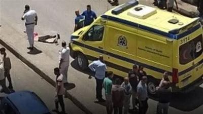 موظف يلقي بنفسه من الطابق الرابع بمكتب بركة السبع مبني مديرية القوي العاملة