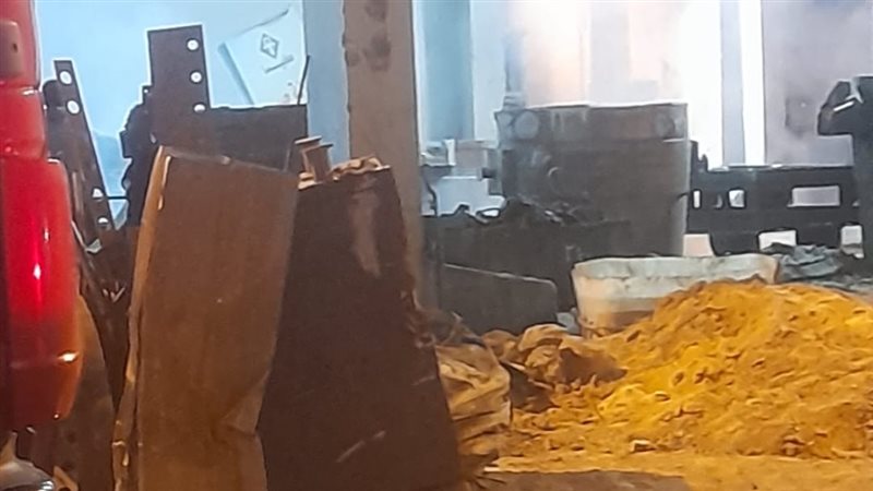 حريق بمصنع كيما