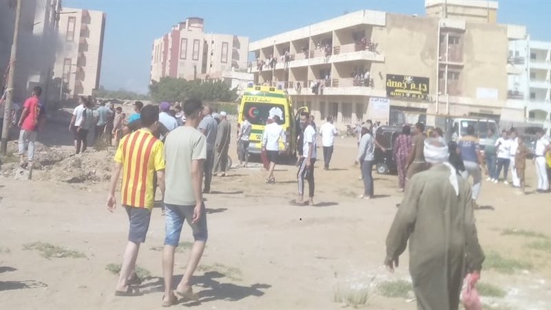 جانب من الحريق