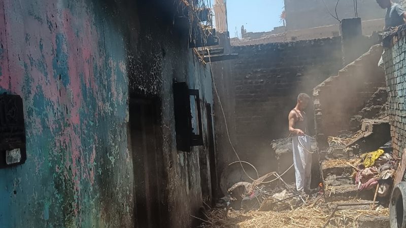 آثار الحريق