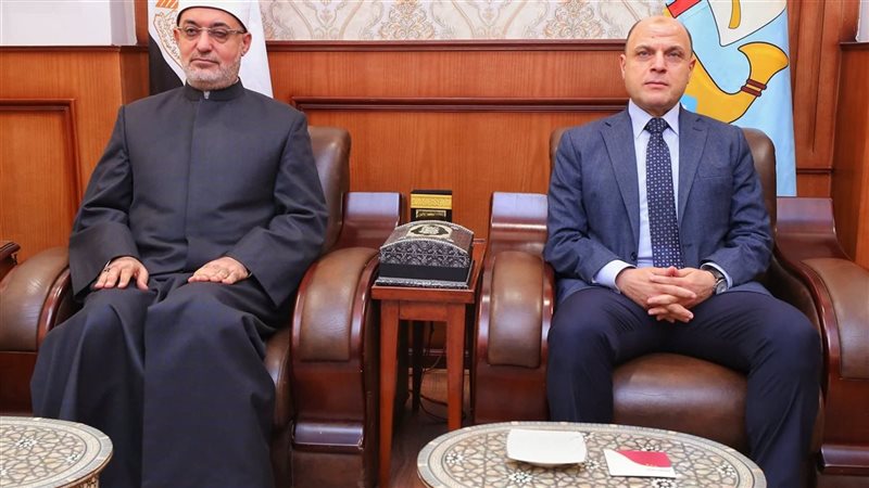 محافظ كفرالشيخ ومفتي