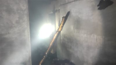 السيطرة علي حريق منزل عشوائى بشبين القناطر  بمحافظة القليوبية وإصابة شخص