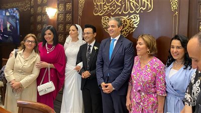 نقيب الإعلاميين يحضر عقد قران الإعلامي محمد سعيد محفوظ