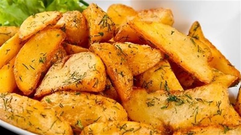 البطاطس بالزعتر