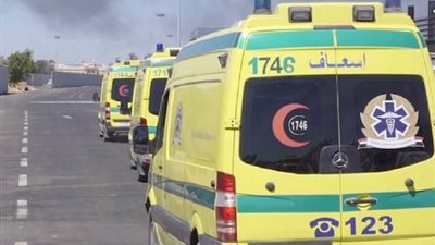 إصابة شابان في حادث انقلاب سيارة على طريق القنطرة غرب