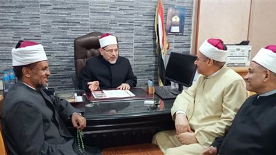 أمين بيت العائلة ومدير التوجيه بالوعظ في زيارة لمديرية أوقاف أسيوط 