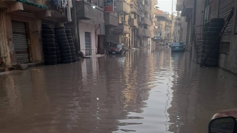 مكان انفجار خط المياة