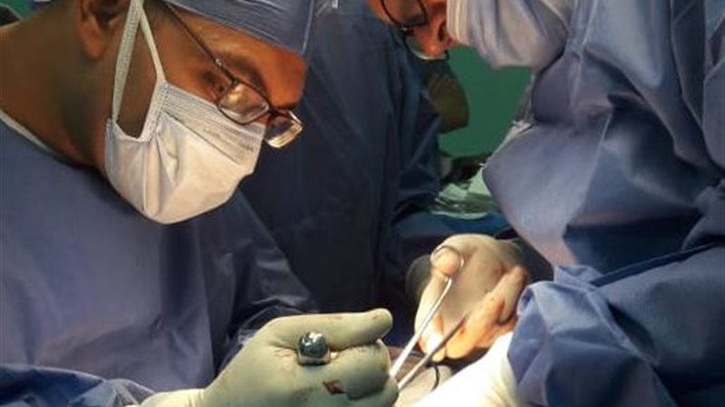 جانب من اجراء العمليات