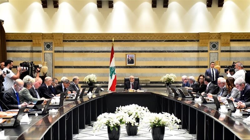 جلسة الحكومة اللبنانية