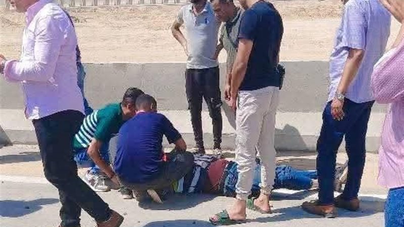اثار الحادث 