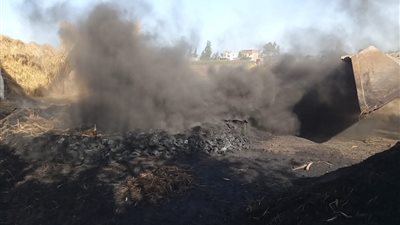 خطر علينا.. أهالي قرية الفقهاء بكفرالشيخ يستغيثون من انتشار مكامير الفحم