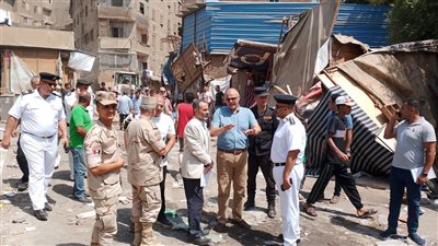 محافظ القليوبية يأمر بإزالة مبانٍ آيلة للسقوط عقب حريق شبرا الخيمة