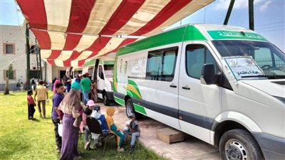فحص 1080 مواطن خلال قافلة طبية مجانية بقرية السيد البدوي بكفرالشيخ 