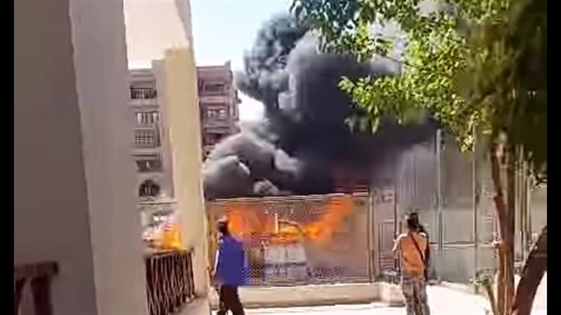 حريق مدرسة عثمان