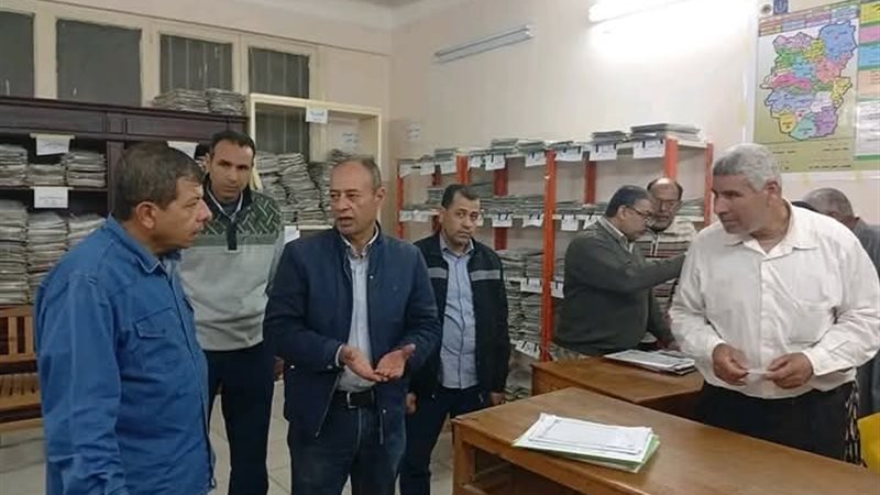 اثناء الجولة الميدانية