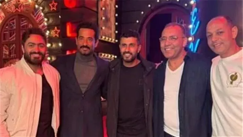 عمرو سعد وتامر حسني
