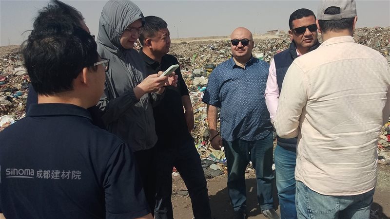 وفد صينى فى الفيوم