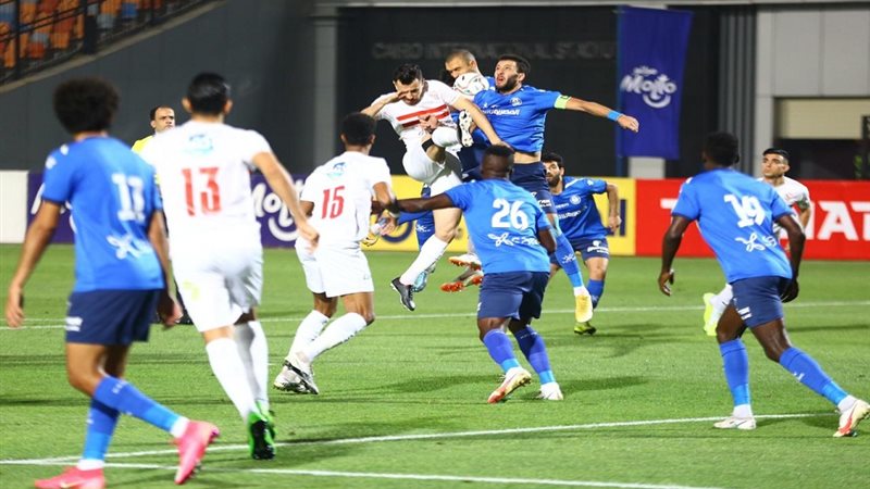 من مباراة الزمالك