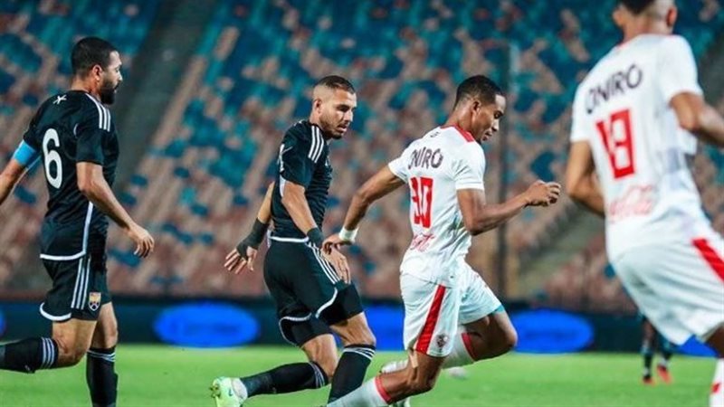 من مباراة الزمالك