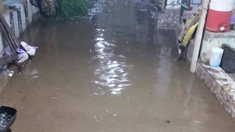 جانب من انفجار الماسورة