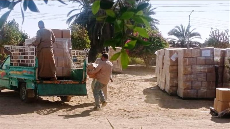 توزيع الكراتين الرمضانية