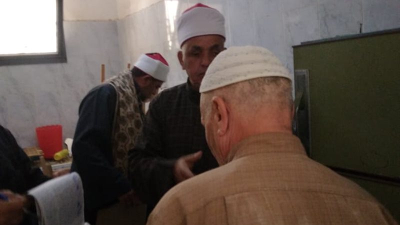 اثناء توزيع صك اللحوم