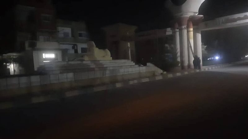 جانب من إطفاء الأنوار