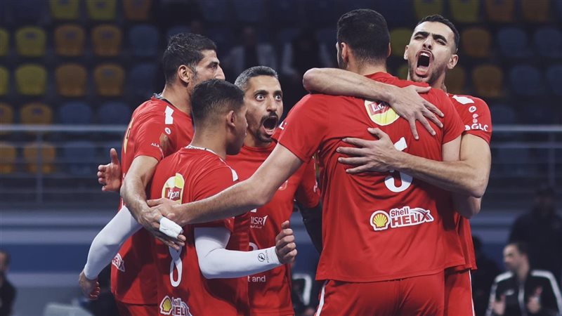 رجال طائرة الاهلي