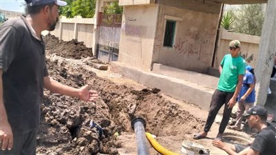 استجابة لنيوز رووم.. خط مياه جديد لأهالى قرية 6 الخريجين بكفرالشيخ