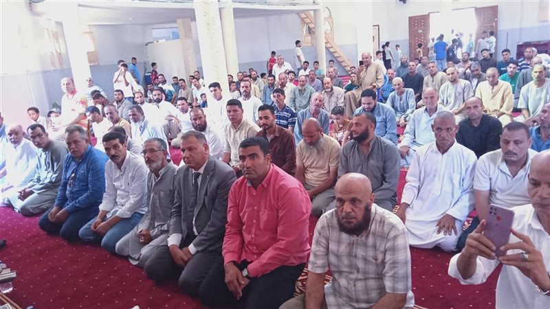خلال إفتتاح المسجد