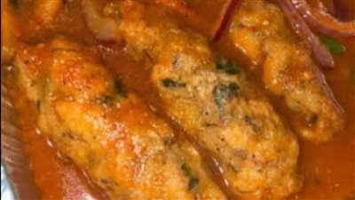 غداء اليوم: طريقة كفتة الجمبري البورسعيدي والأرز والسلطة الخضراء 