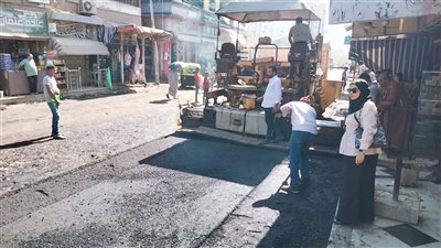 رصف شارع العاشر من رمضان بكفر الشيخ ضمن مشروعات الخطة الاستثمارية لعام 2025