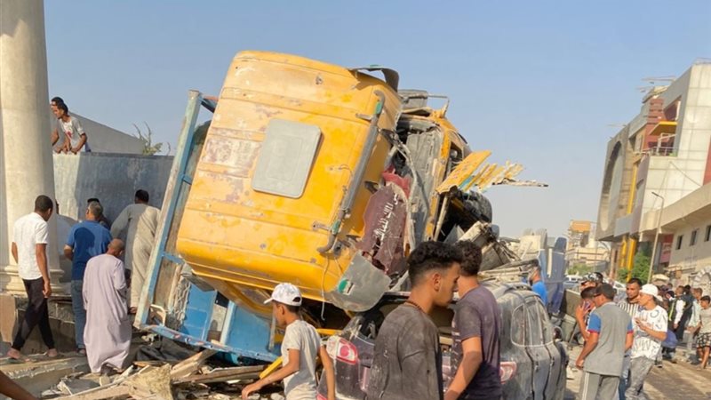 حادث تصادم مروع بالمعادي